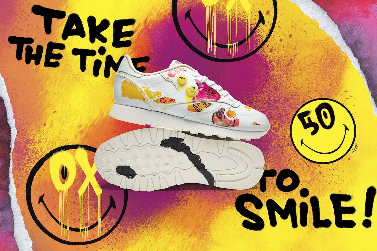 Reebok Smiley Classic Leather Pump “50th”