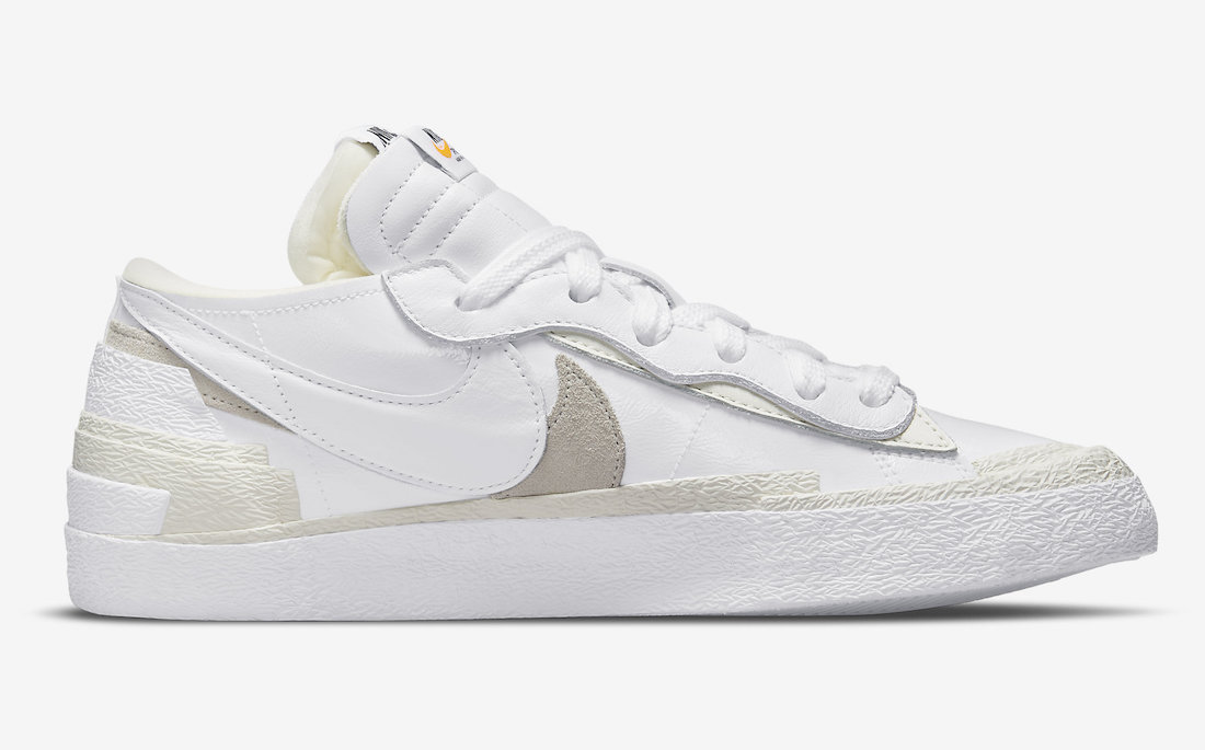 Sacai x Nike Blazer Low “White Patent”