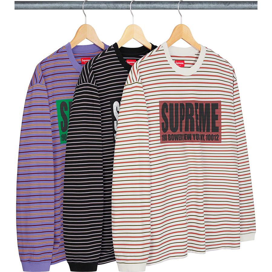 Supreme Thin Stripe L/S Top