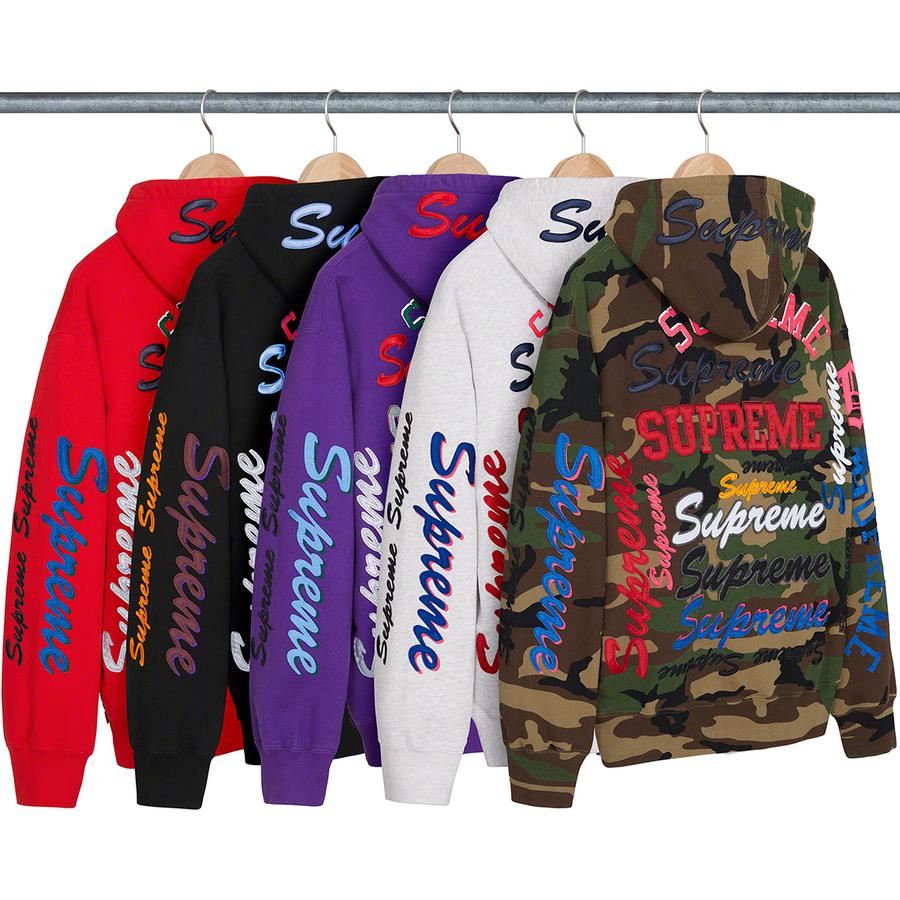Supreme Multi Logo Hooded Sweatshirt