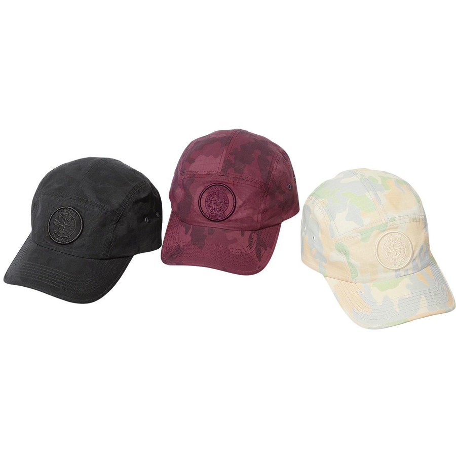 Supreme®/stone Island® Reactive Ice Camo Ripstop Camp Cap