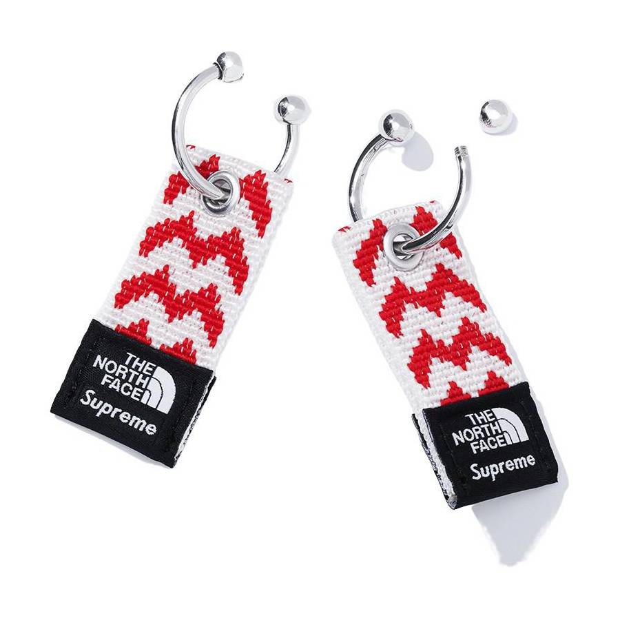 Supreme®/the North Face® Woven Keychain