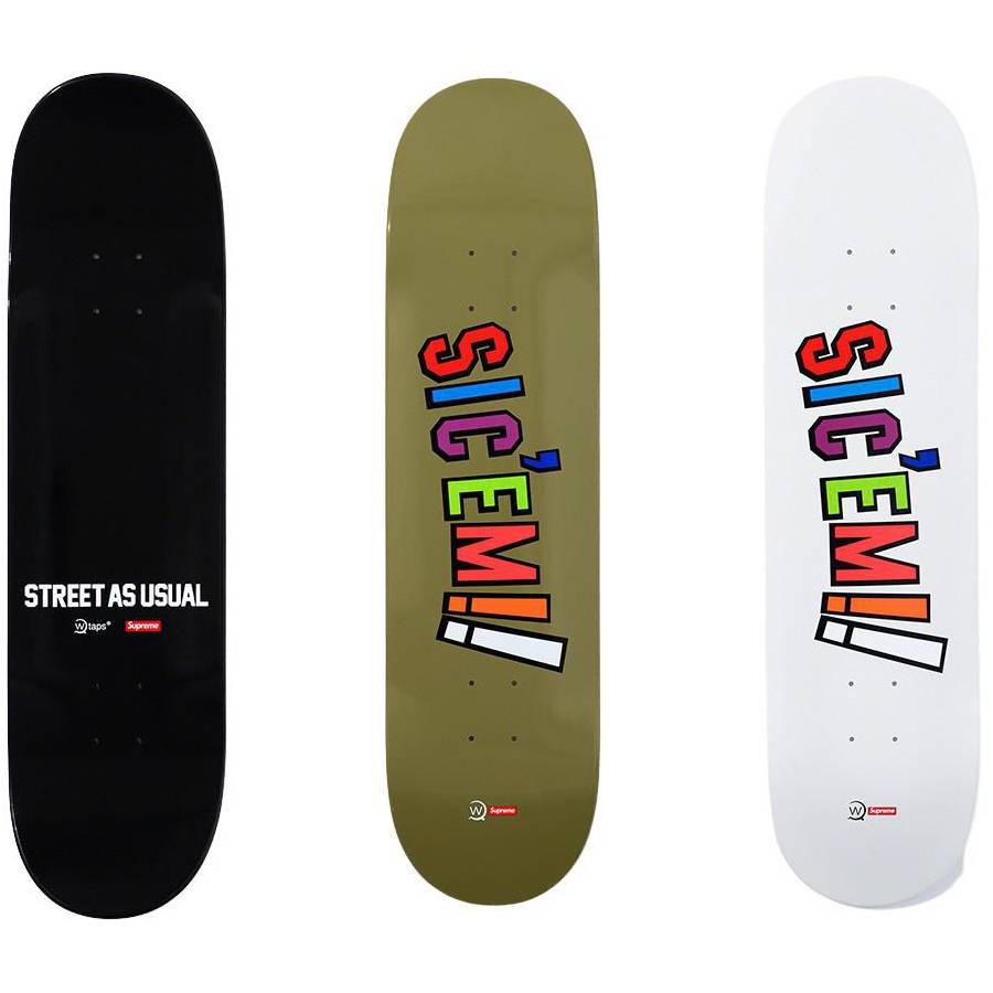 Supreme®/wtaps® Sic'em! Skateboard