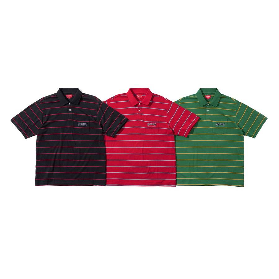 Supreme®/thrasher® Stripe Polo
