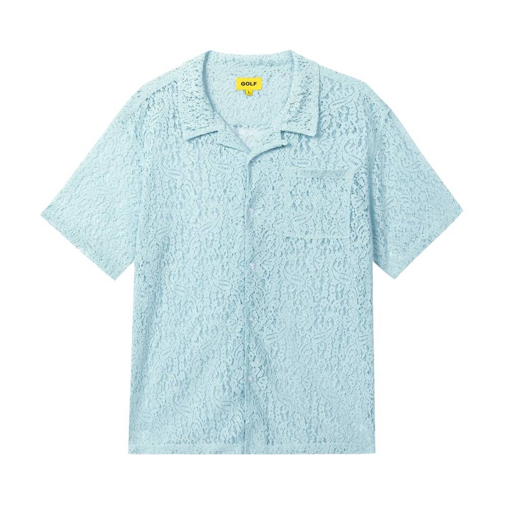 Lace Button Up