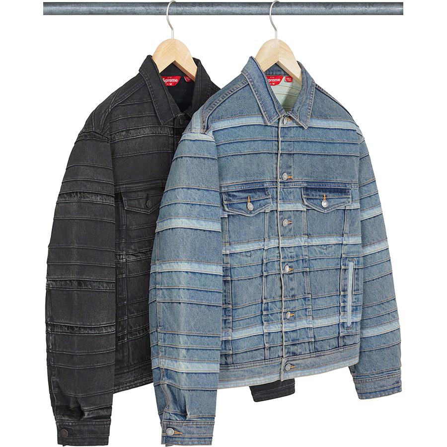 Layered Denim Trucker Jacket