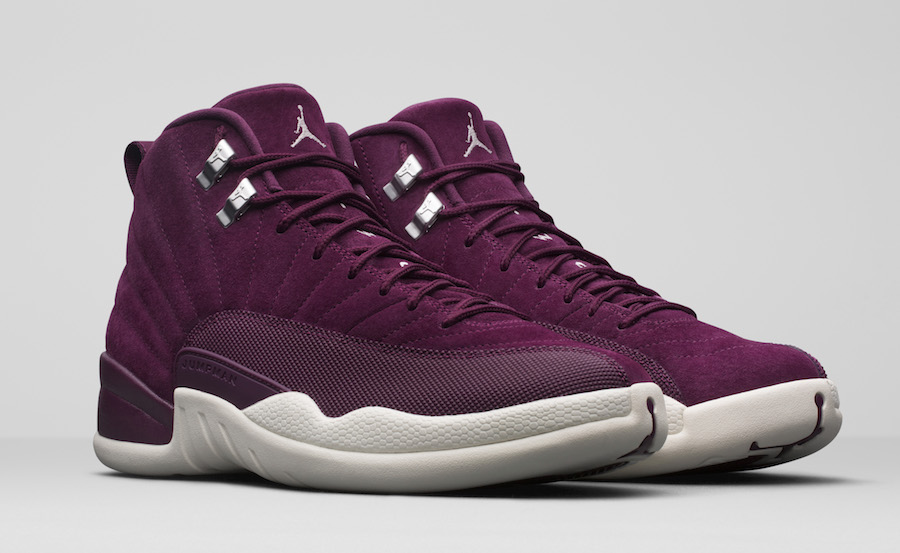 retro 12 burgundy