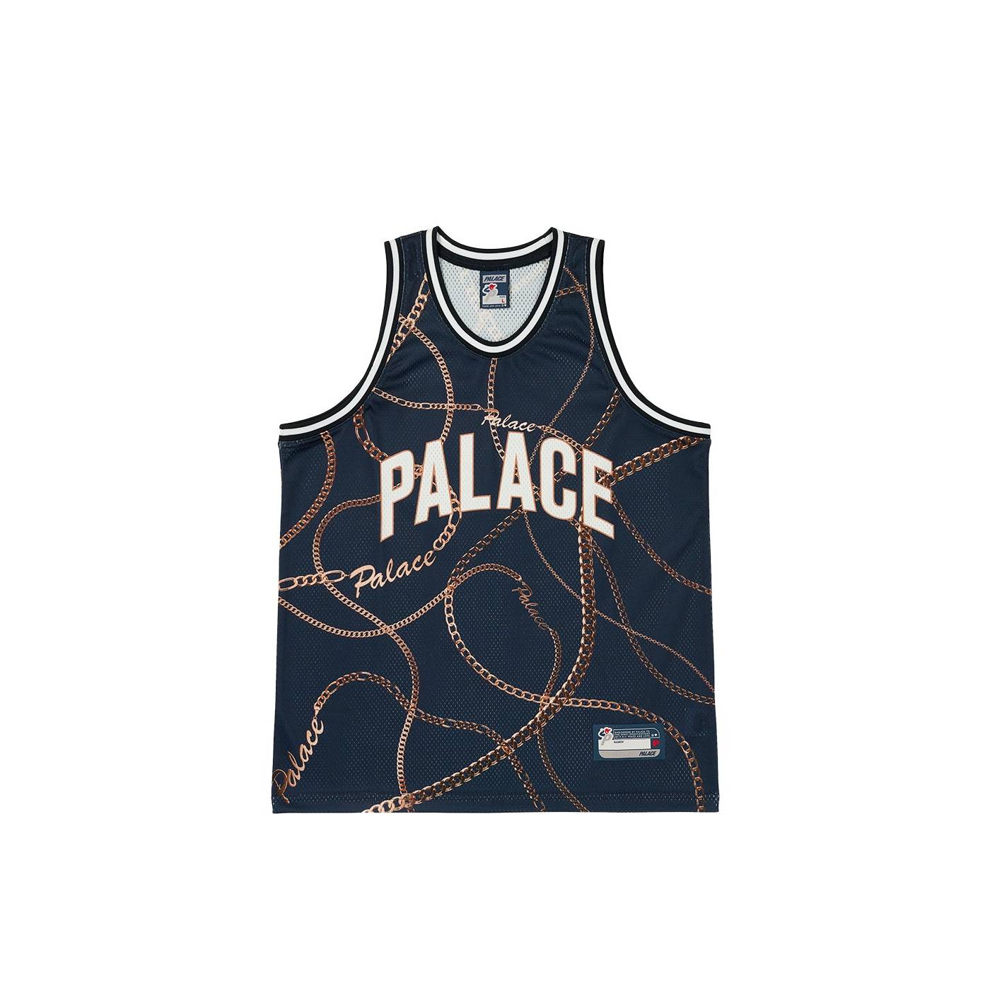 Chain Basketball Vest Navy