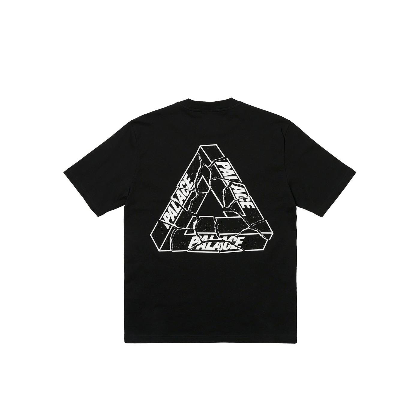 Tri-ripped T-shirt Black
