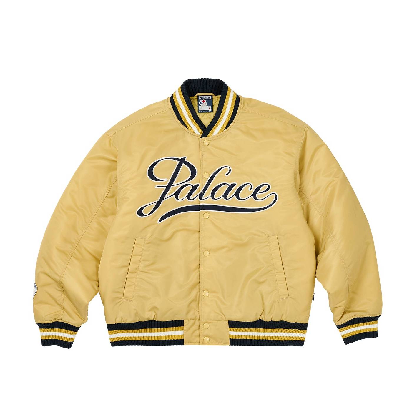 Satin The Arena Jacket Gold