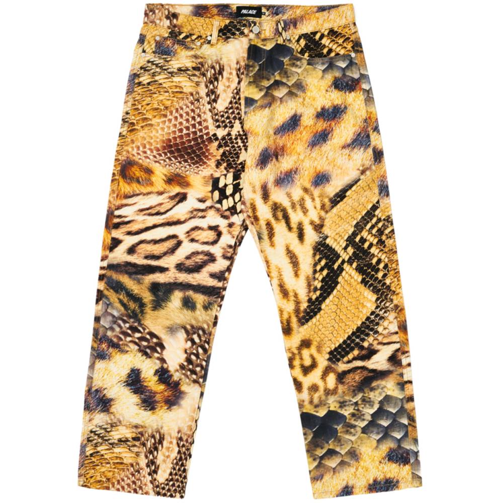 Animal Print Jean Yellow
