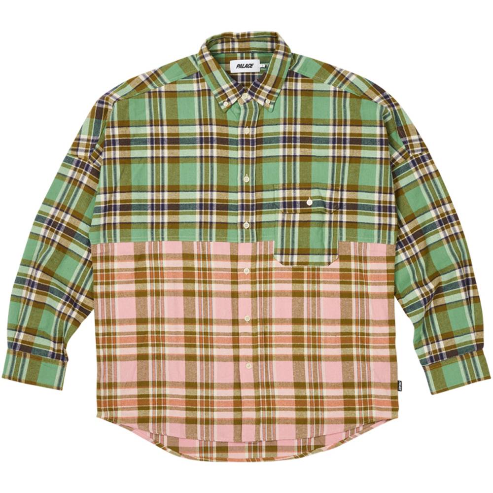 Checkmate Drop Shoulder Shirt Green