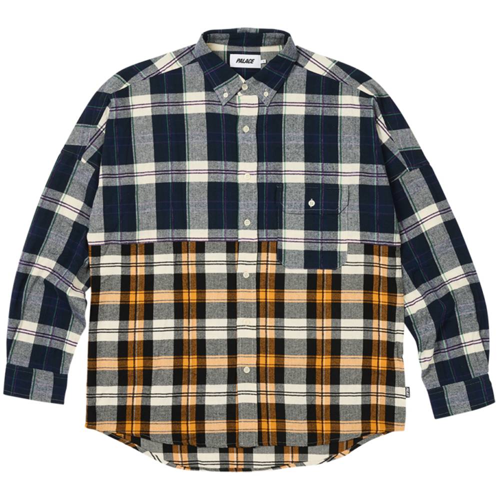 Checkmate Drop Shoulder Shirt Navy
