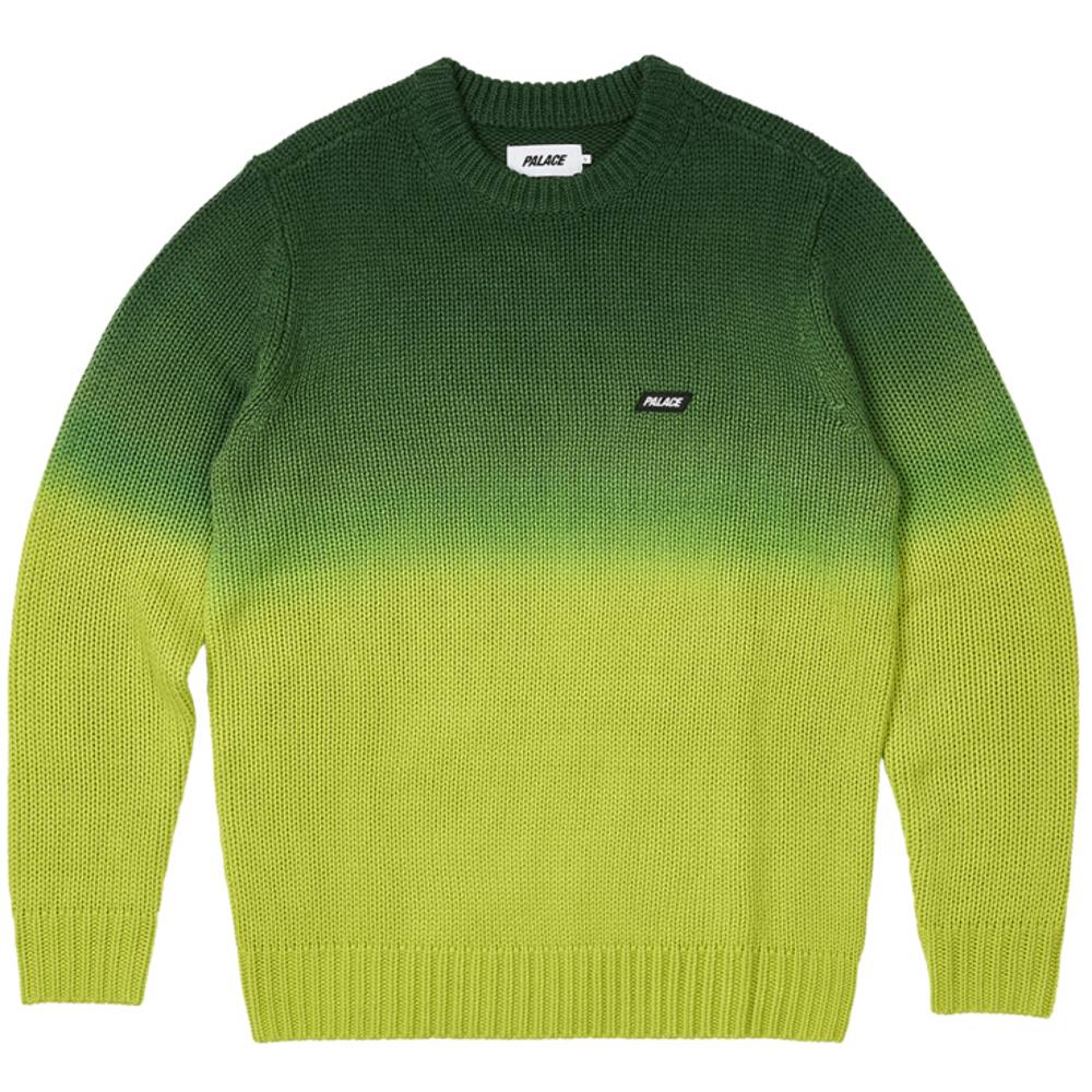Gradient Dye Rib Knit Green