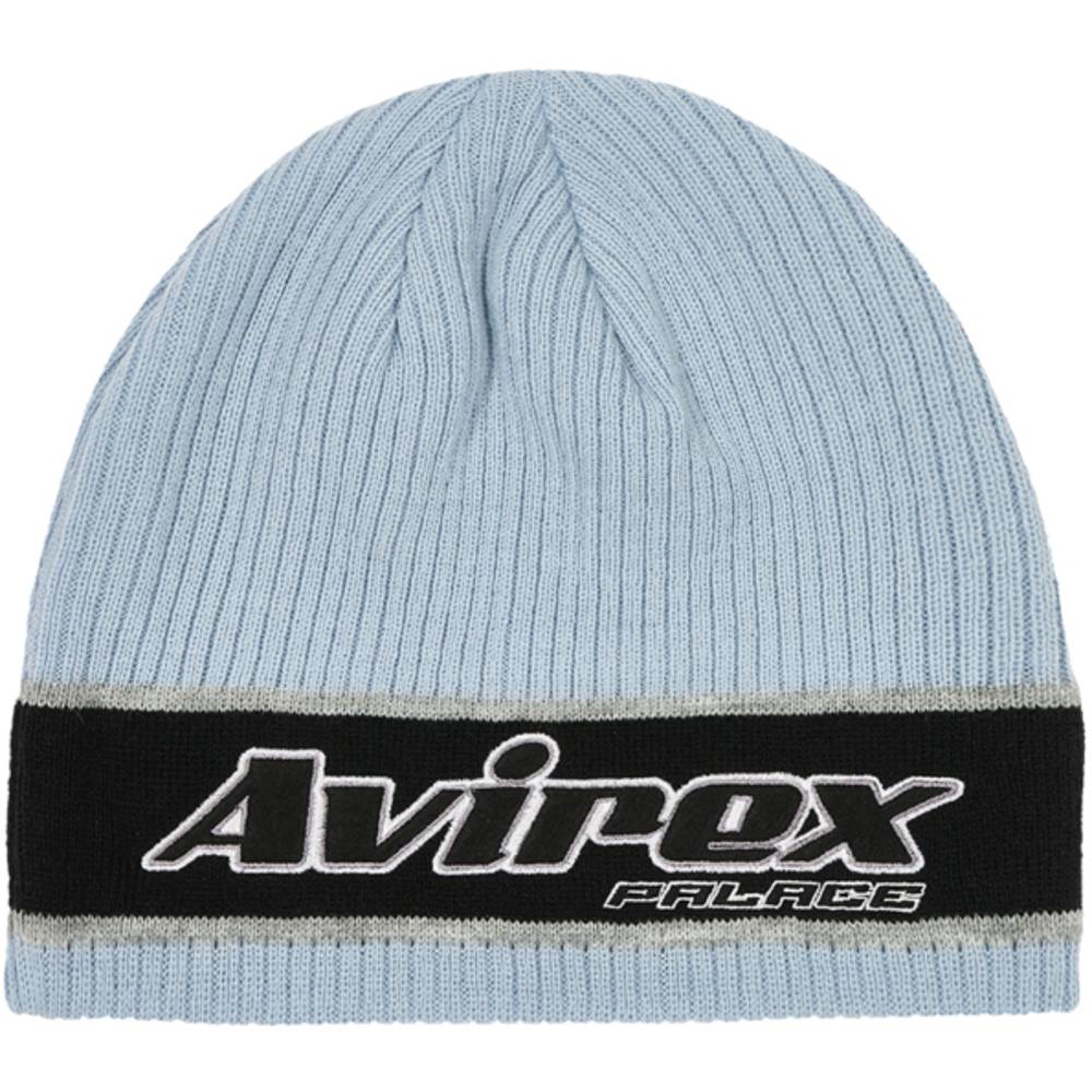 Palace Avirex Nein Cuff Beanie Chill Blue