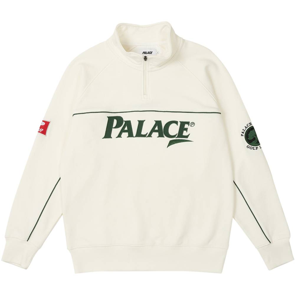 Par 1/4 Zip Funnel White