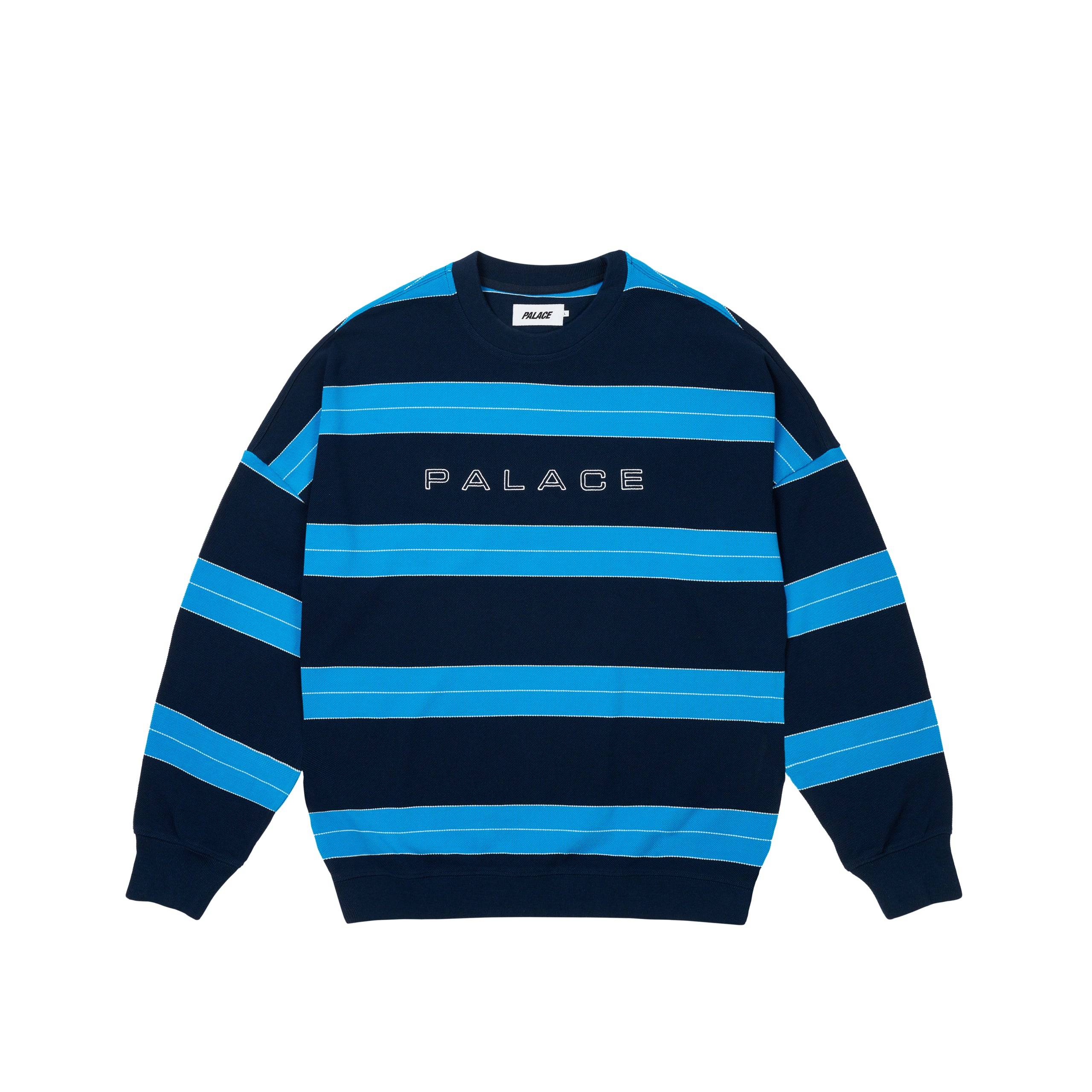 Relax Stripe Crew Navy