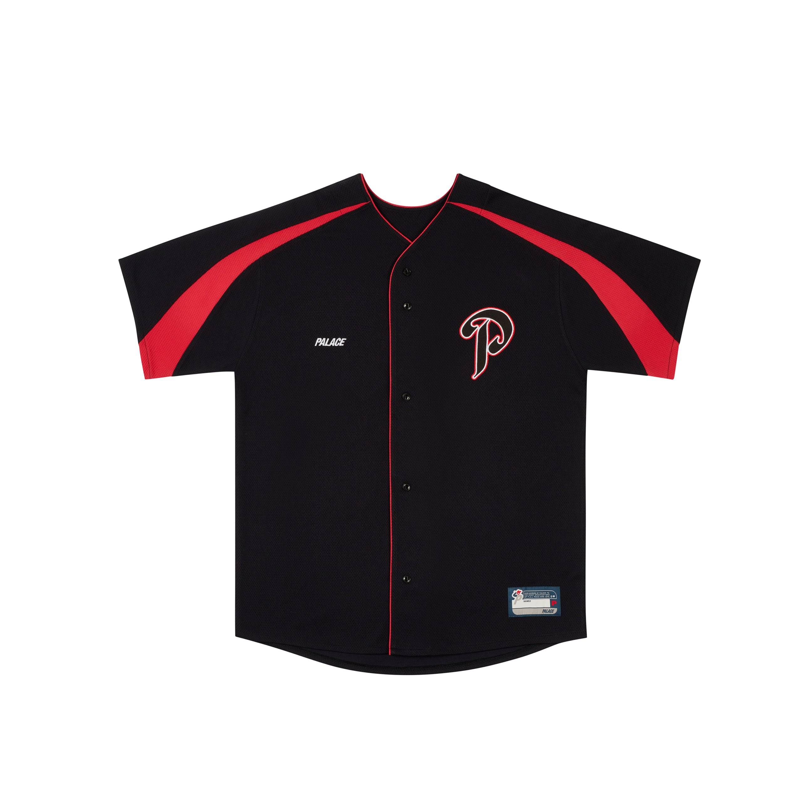 P Paseball Jersey Black