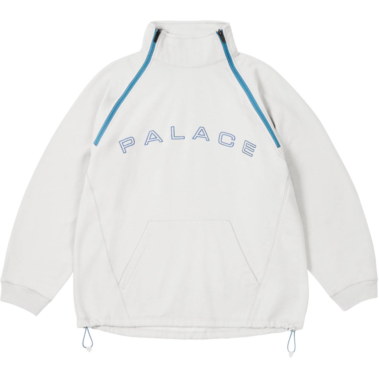 Double Zip Funnel Concrete Grey