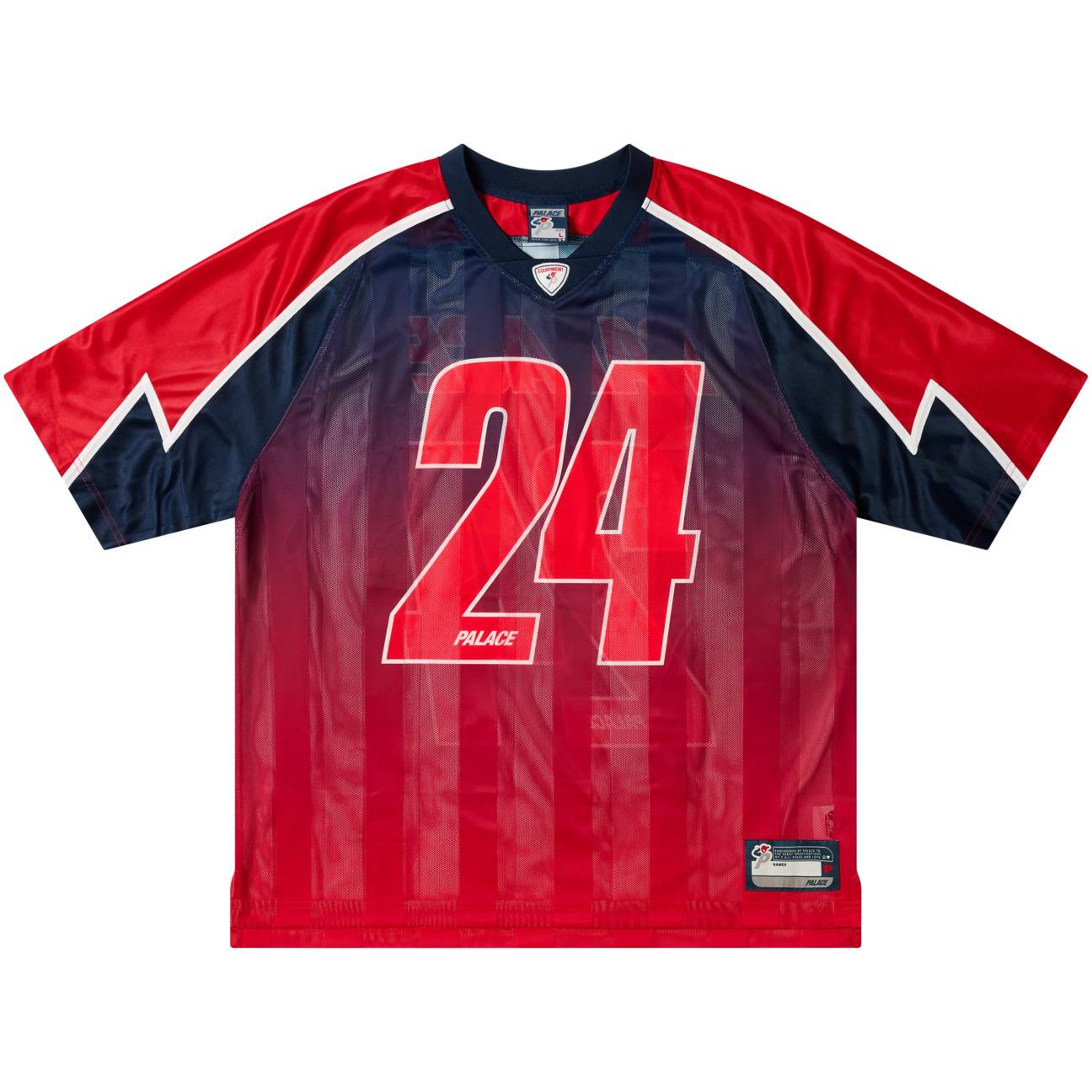 Meshy Stripe Jersey Red / Navy