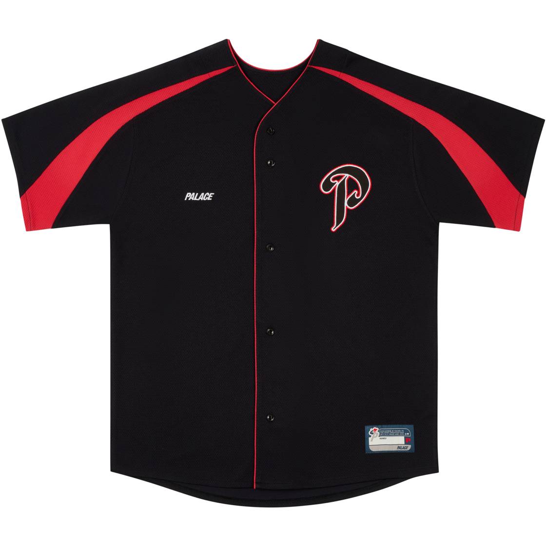 P Paseball Jersey Black