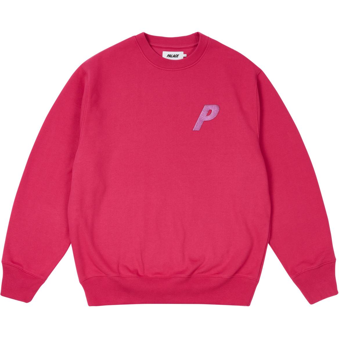 P3 Glitter Crew Berry Red