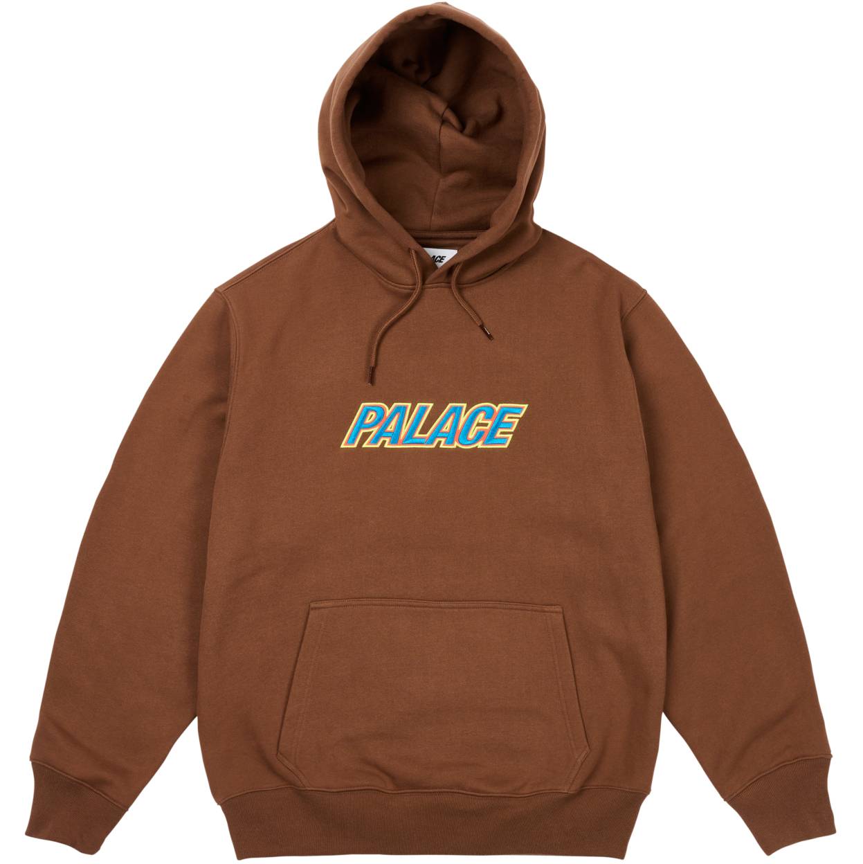 Palace Font Hood Caked Brown