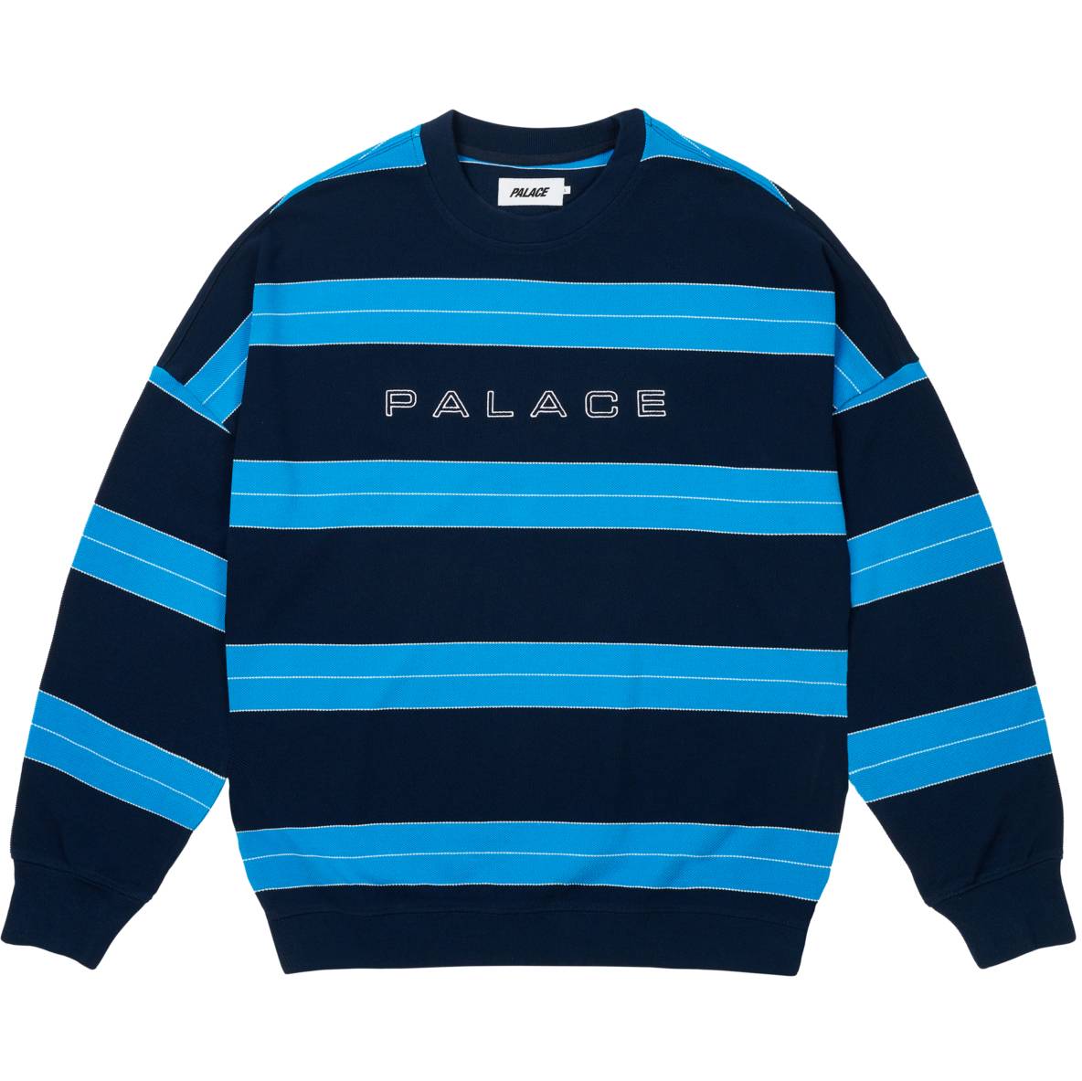 Relax Stripe Crew Navy