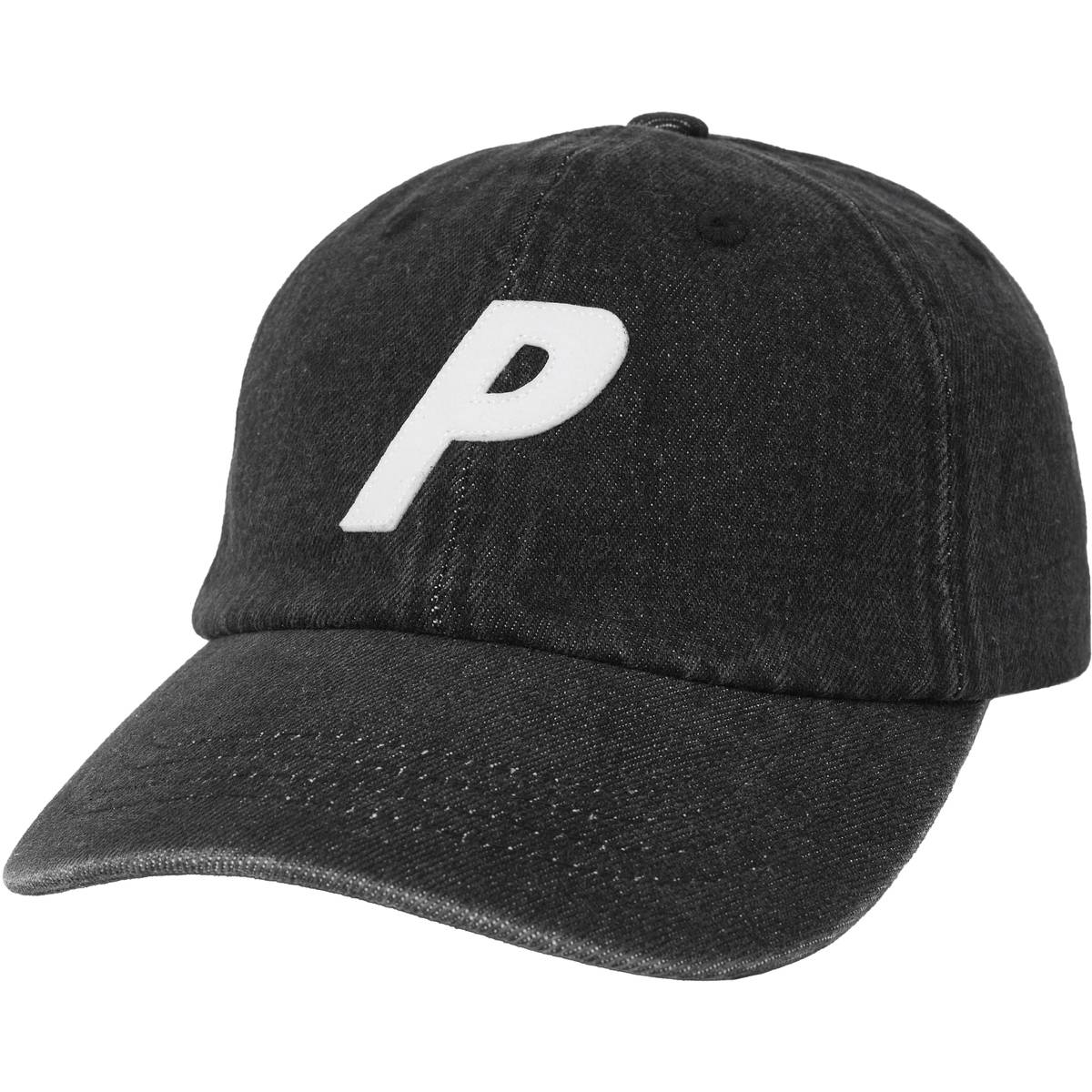 Denim P 6-panel Black