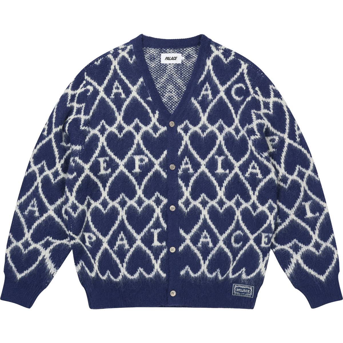 Hairy Heart Knit Blue
