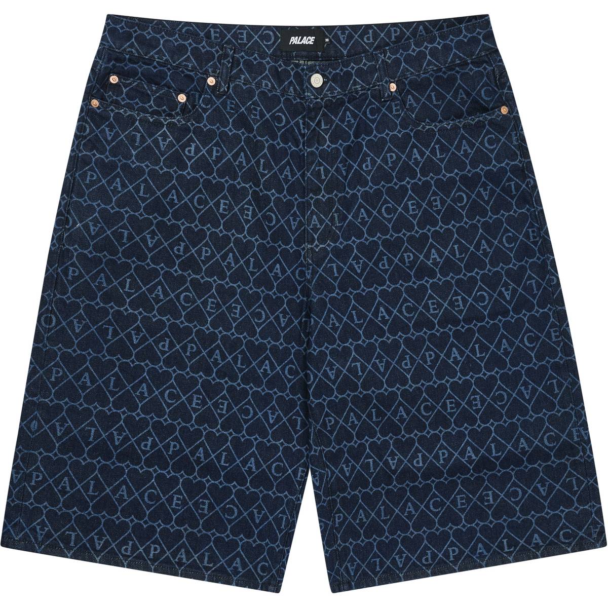 Heart Denim Short Indigo