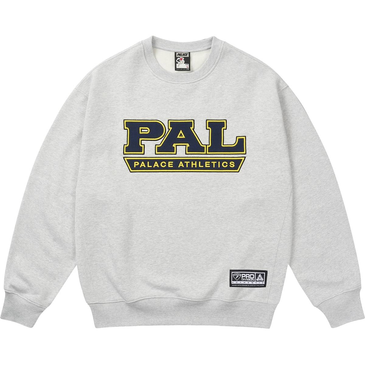Pal Athletics Crew Grey Marl