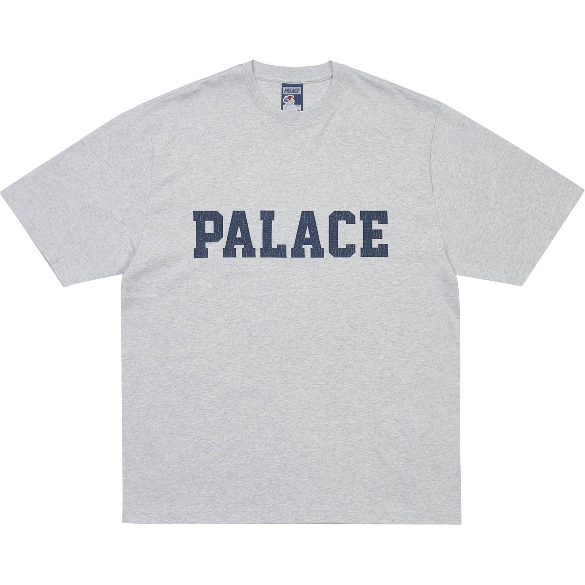 Palace College T-shirt Grey Marl