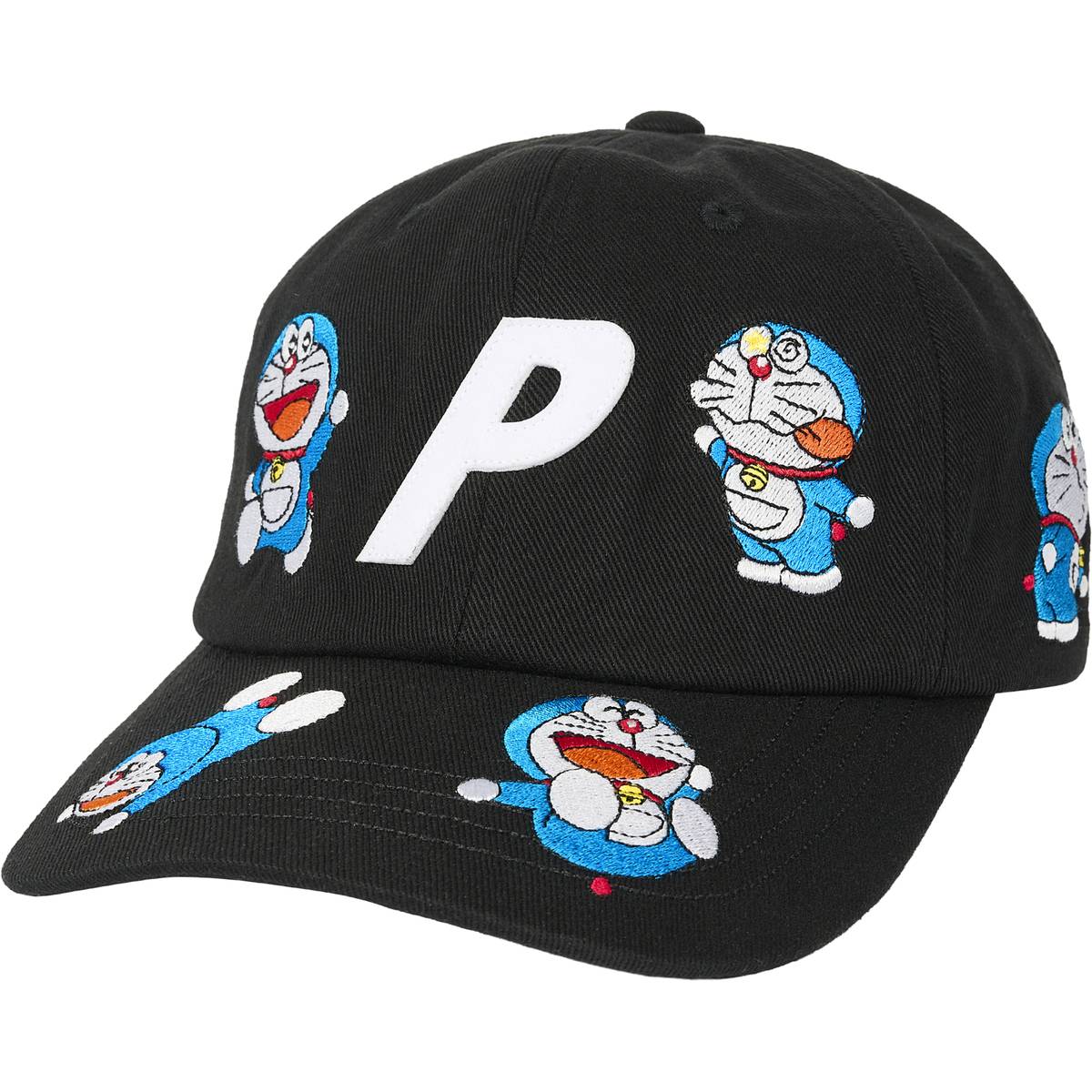 Palace Doraemon 6-panel Black