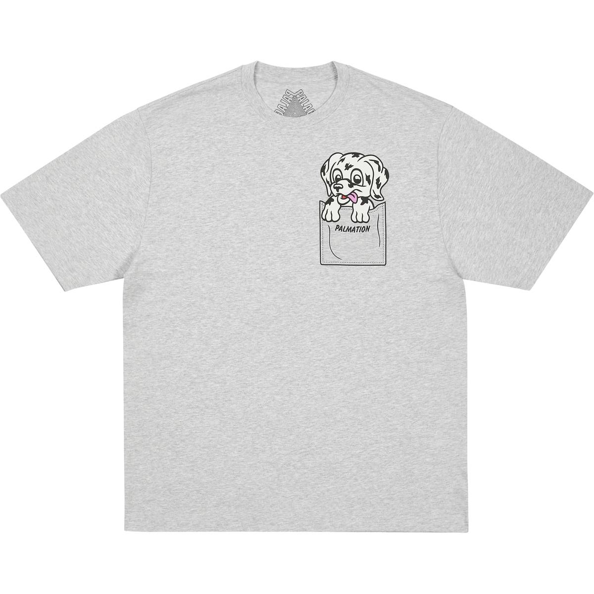 Palmation T-shirt Grey Marl