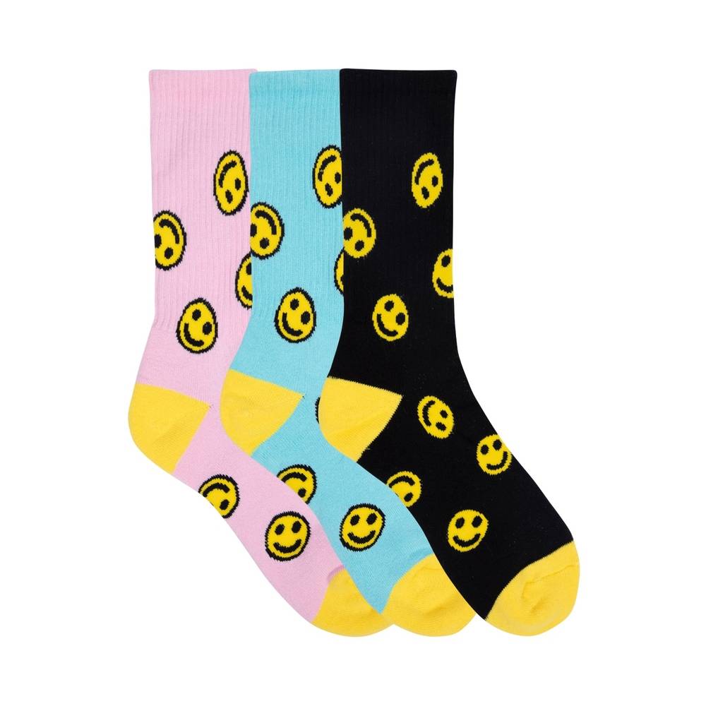Happy Logo Sock 3pk