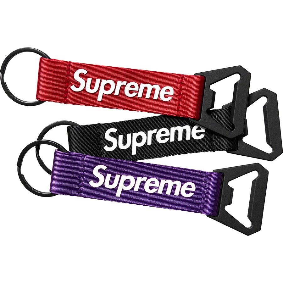 Bottle Opener Webbing Keychain