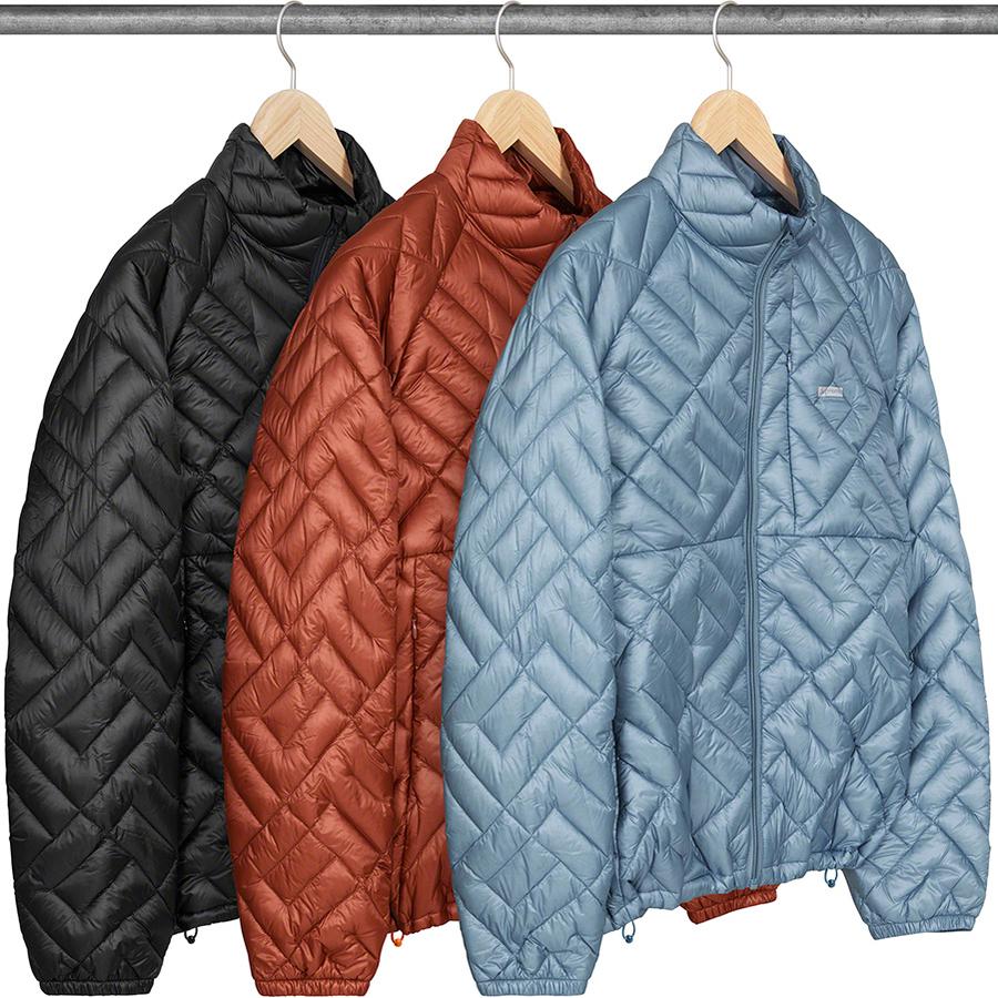 Spellout Quilted Lightweight Down Jacket