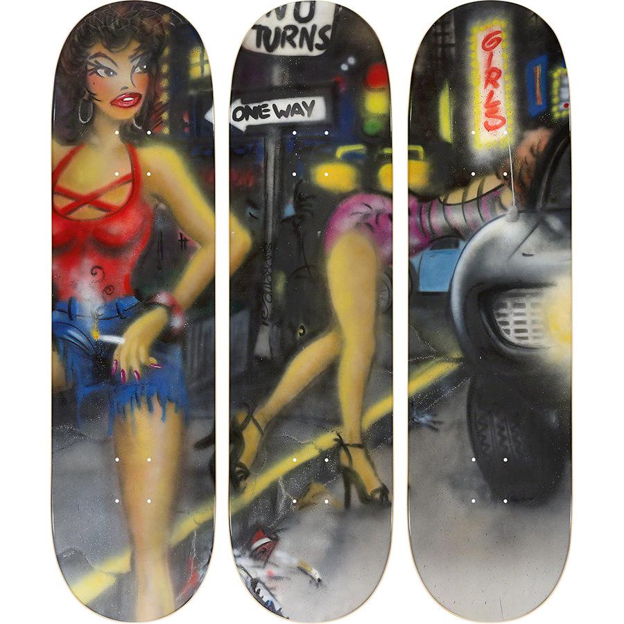 Lady Pink/Supreme Skateboard