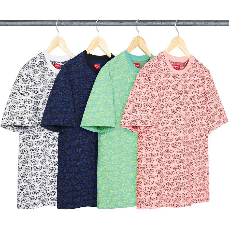 Word Bubble Jacquard S/s Top