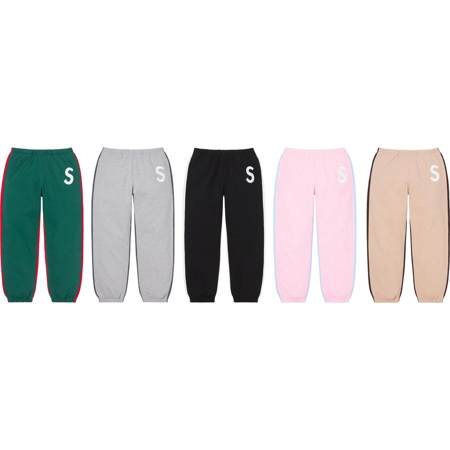 S Logo Split Sweatpant