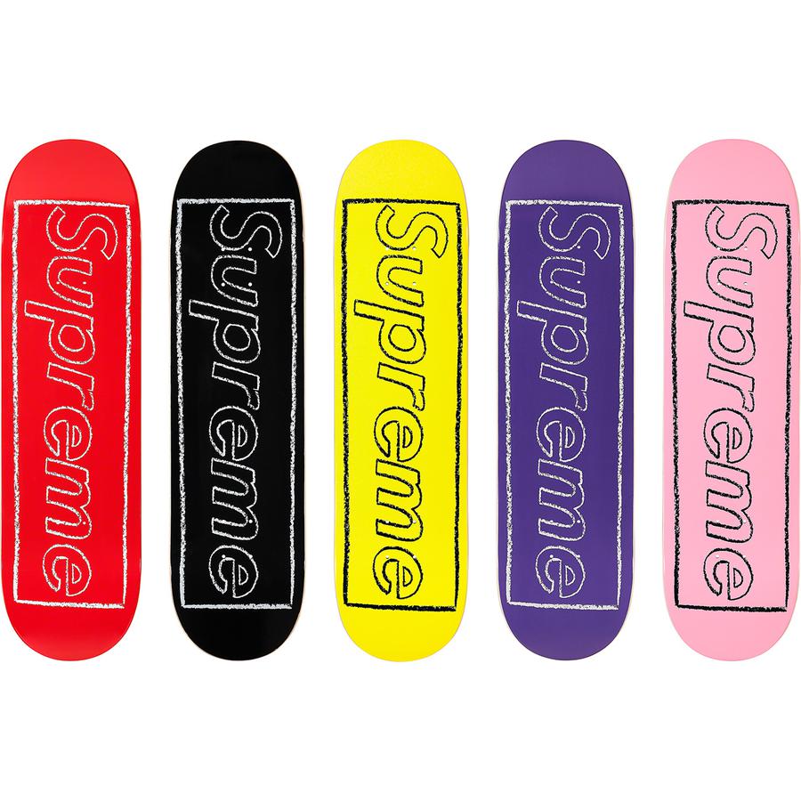KAWS Chalk Logo Skateboard
