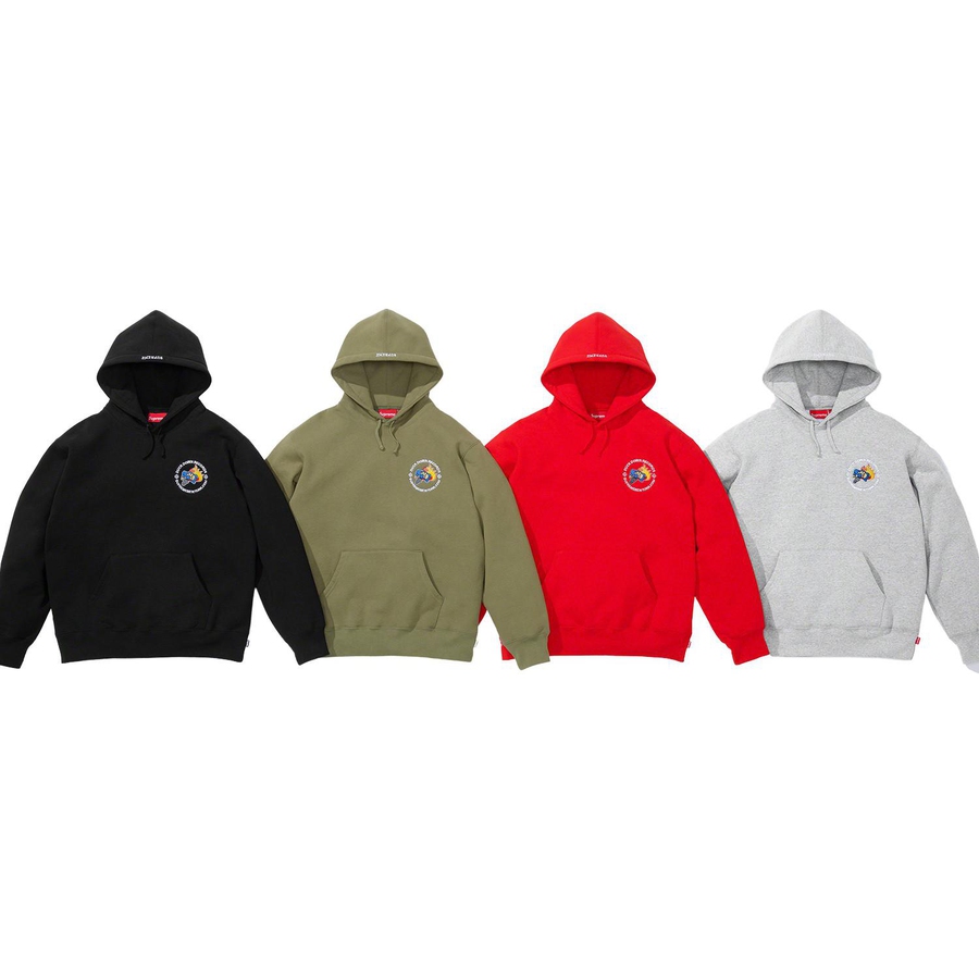 Supreme/duck Down Music Hooded Sweatshirt