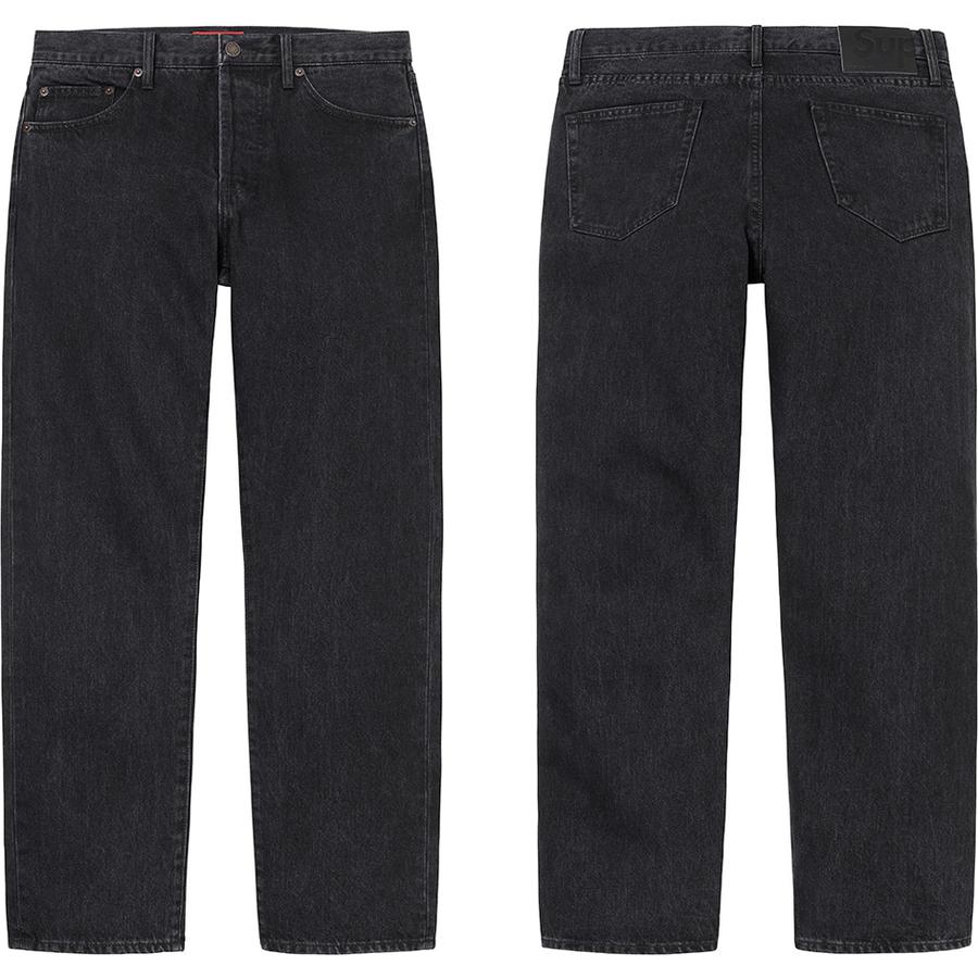 Stone Washed Black Slim Jean