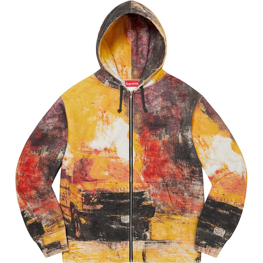Fire Zip Up Hooded Sweatshirt