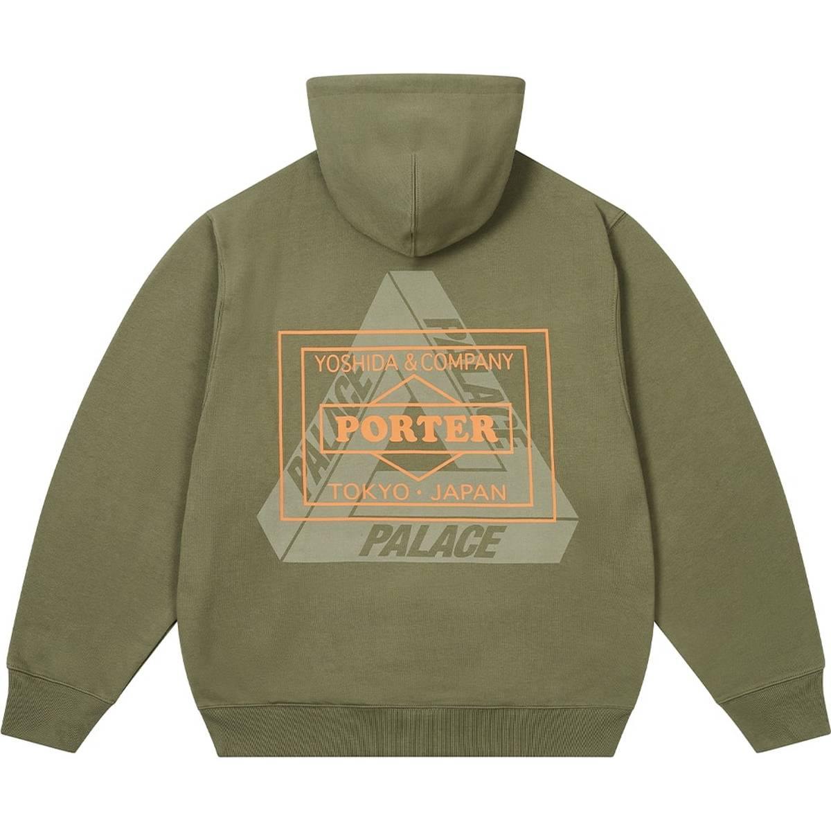 Palace Porter-yoshida Hoodie Olive
