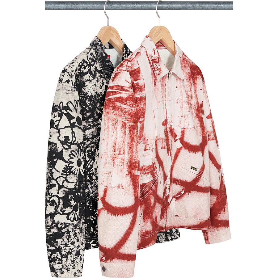 Christopher Wool/supreme Denim Work Jacket