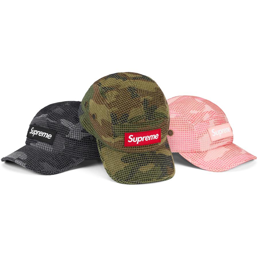 Camo Grid Velvet Camp Cap