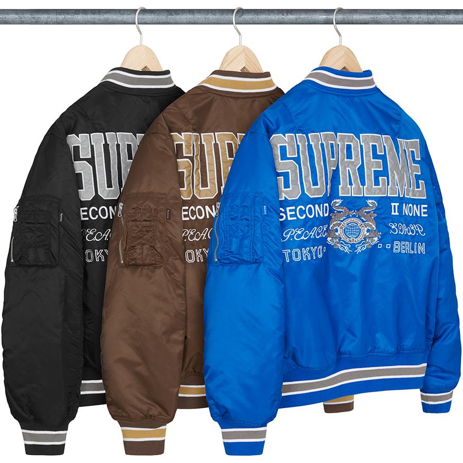 Second To None Ma-1 Jacket