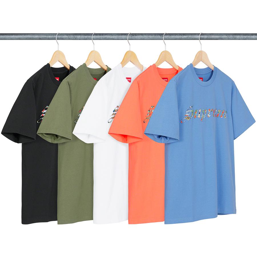 Supreme Floral Appliqué S/S Top